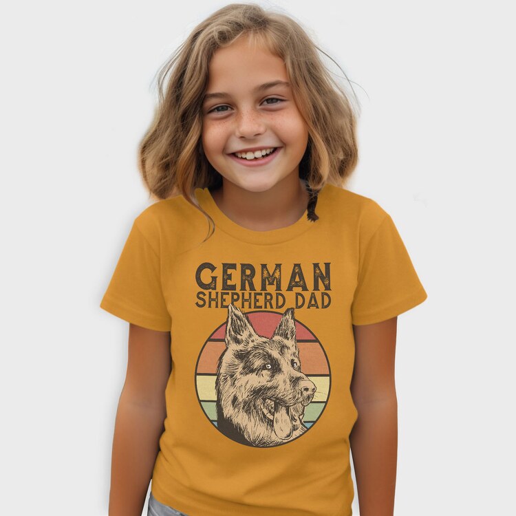 German Shepherd Dad, Tricou Copii