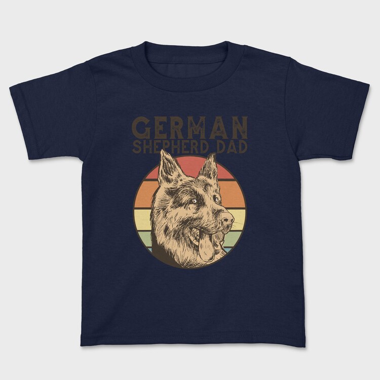 German Shepherd Dad, Tricou Copii