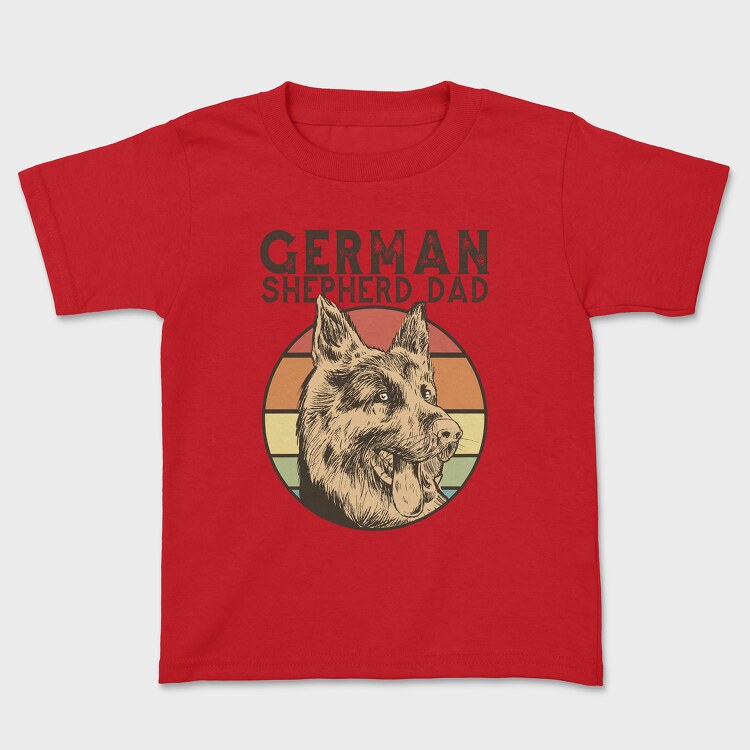German Shepherd Dad, Tricou Copii