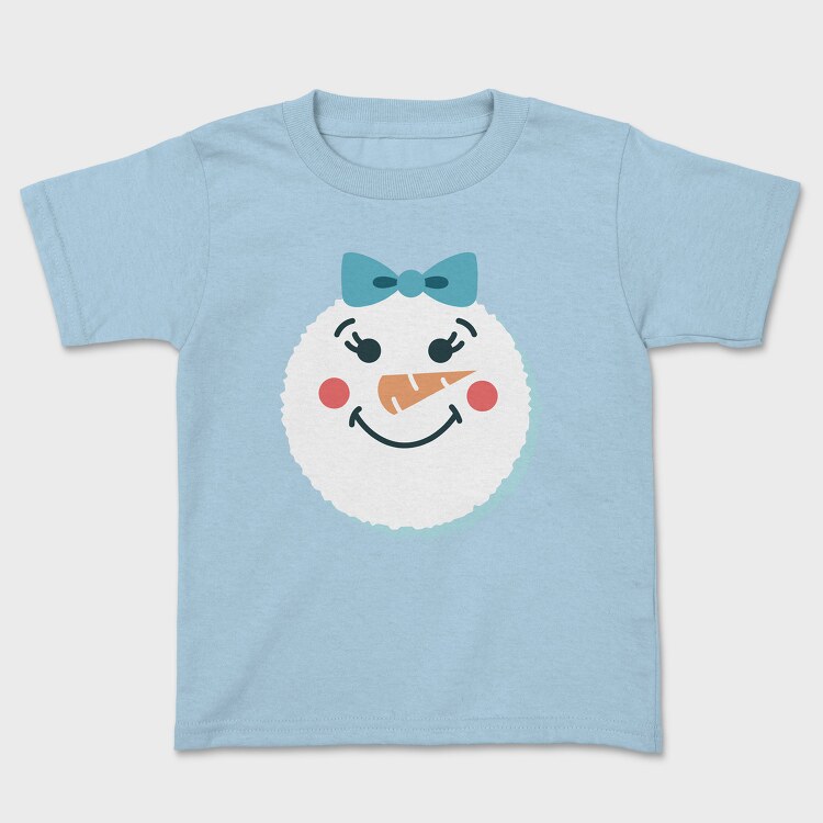 Christmas Snowman Faces 2, Tricou Copii