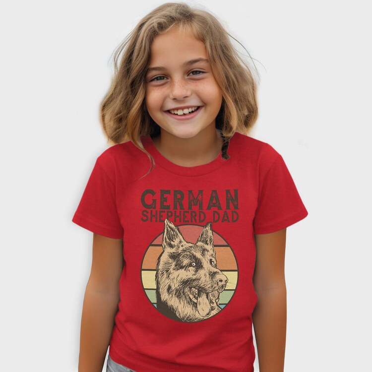 German Shepherd Dad, Tricou Copii