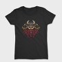 Steampunk Viking Skull, Tricou Femei