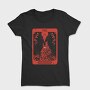 Strength Tarot Wolf Card Muakata, Tricou Femei