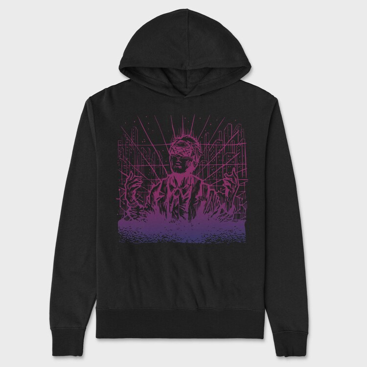 Vr City, Hanorac Oversize Barbati (Unisex)