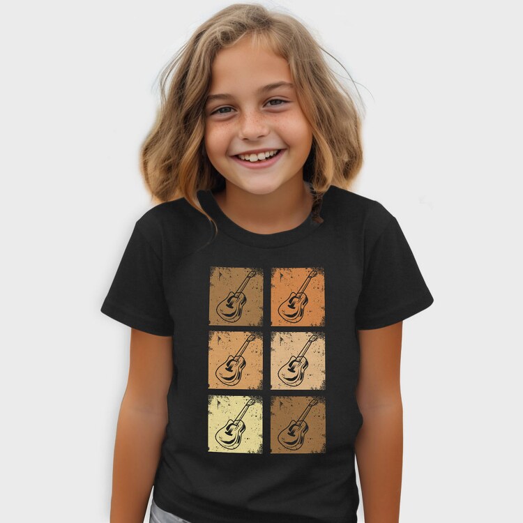 Vintage Guitars Set, Tricou Copii