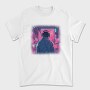 Woman Looking Out Of A Window Dj Party, Tricou Barbati (Unisex)