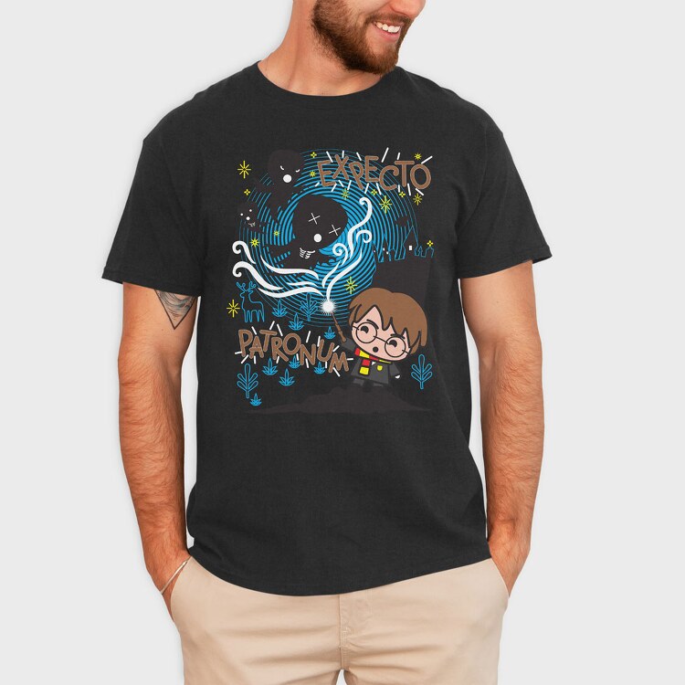 Expecto Patronum Harry Potter, Tricou Barbati (Unisex)