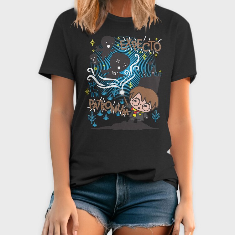 Expecto Patronum Harry Potter, Tricou Barbati (Unisex)