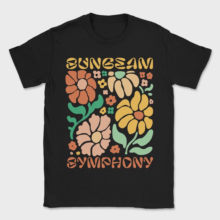Sunbeam Symphony Spring, Tricou Barbati (Unisex)