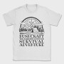 Survival Adventure Camping Bushcraft, Tricou Barbati (Unisex)