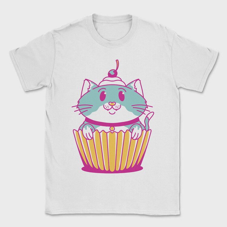 Sweet Cupcake Cat Muffin, Tricou Barbati (Unisex)