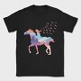 Girl And Horse Forest Winter Landscape, Tricou Barbati (Unisex)