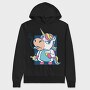 Bad Habits Unicorn, Hanorac Oversize Barbati (Unisex)
