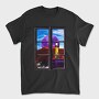 Landscape Window, Tricou Barbati (Unisex)