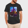 Landscape Window, Tricou Barbati (Unisex)