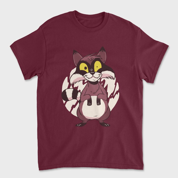 Racoon Cartoon, Tricou Barbati (Unisex)