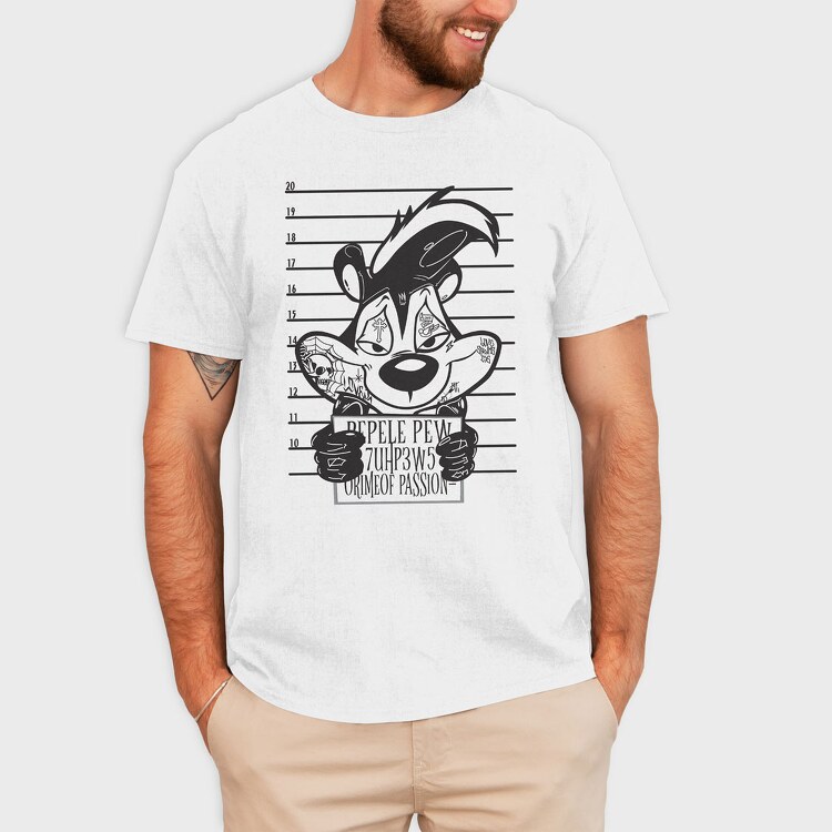 Prisoner Pep Le Pew, Tricou Barbati (Unisex)