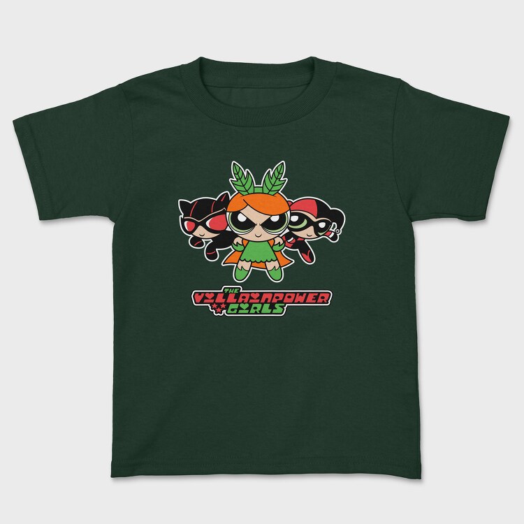 The Powerpuff Girls Catwoman Harley, Tricou Copii