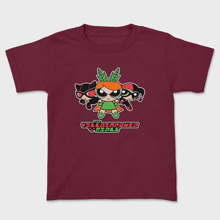 The Powerpuff Girls Catwoman Harley, Tricou Copii