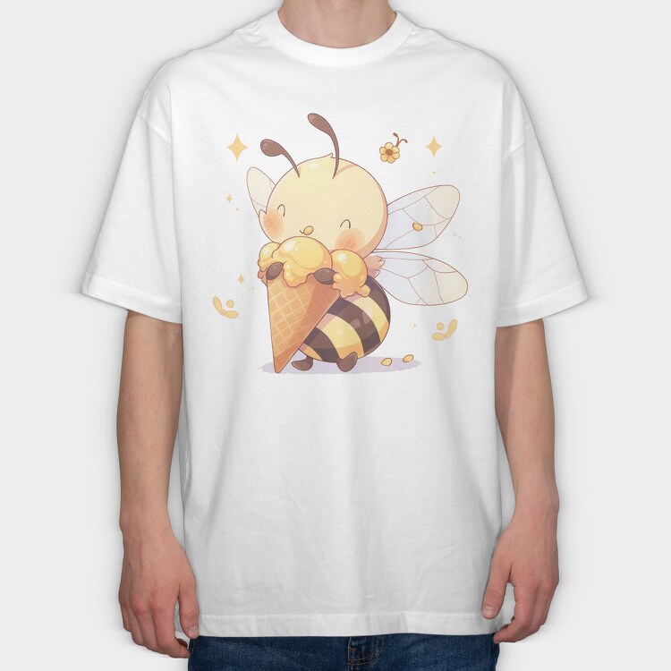 Sweet Bee, Tricou Oversize Barbati (Unisex)