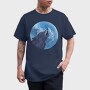 Moon Wolf, Tricou Barbati (Unisex)