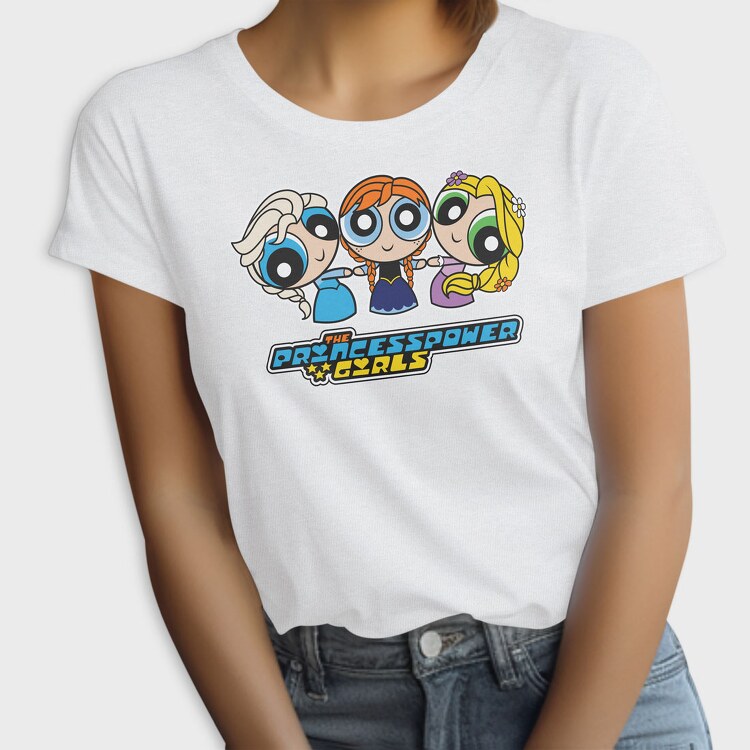 The Powerpuff Girls Frozen Rapunzel, Tricou Femei