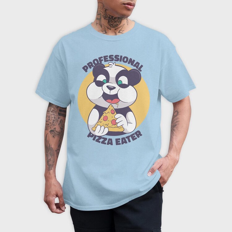 Panda Pizza, Tricou Barbati (Unisex)