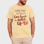 Work Hard So My Cat Have Better Life, Tricou Barbati (Unisex)