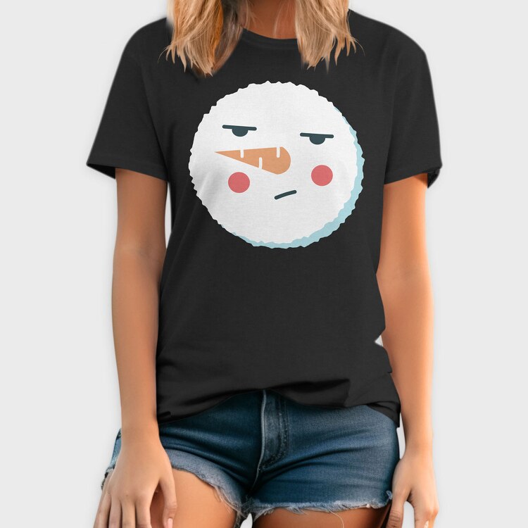 Christmas Snowman Faces 9, Tricou Barbati (Unisex)