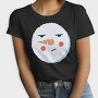 Christmas Snowman Faces 9, Tricou Femei