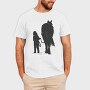 Girl And Horse, Tricou Barbati (Unisex)