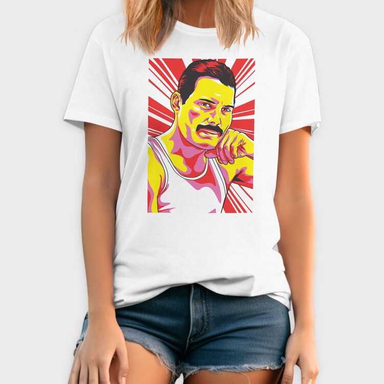 Freddie Mercury 3, Tricou Barbati (Unisex)