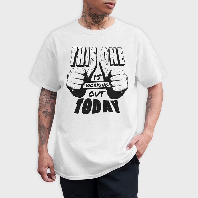 Working Out, Tricou Barbati (Unisex)