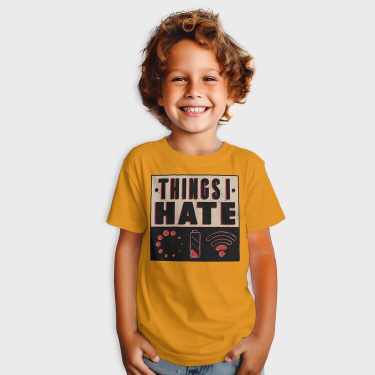 Things I Hate, Tricou Copii