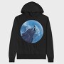 Moon Wolf, Hanorac Oversize Barbati (Unisex)