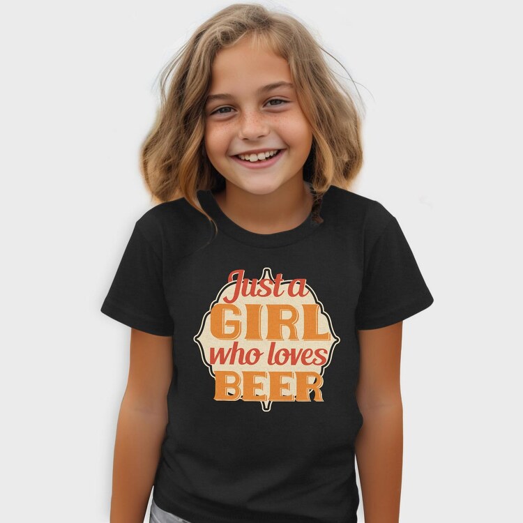 Just A Girl Who Loves Beer, Tricou Copii