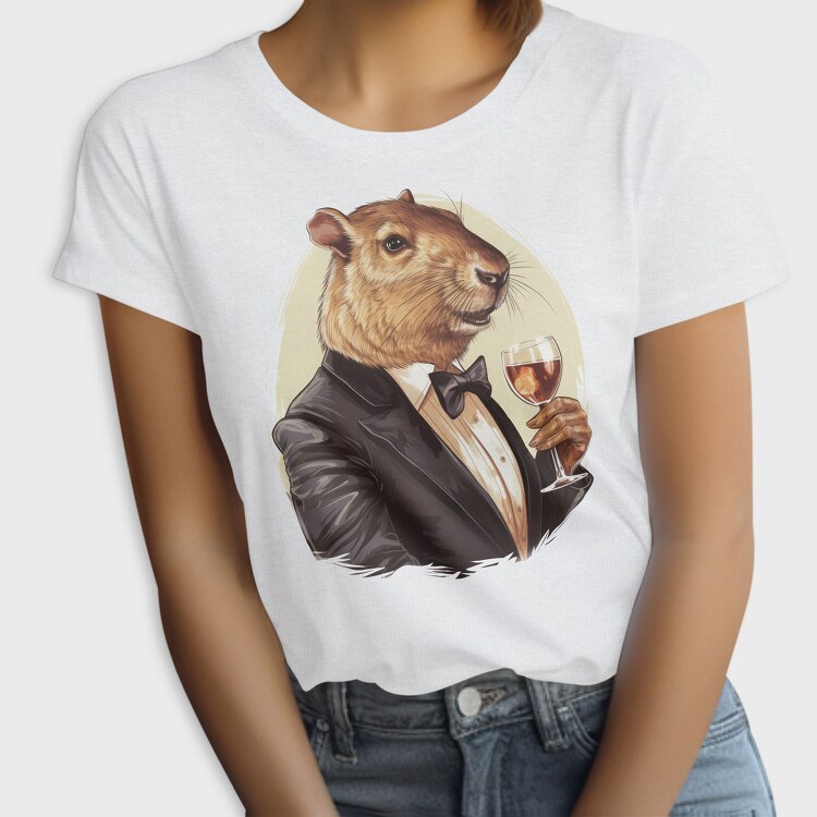 Capybara Drink, Tricou Femei