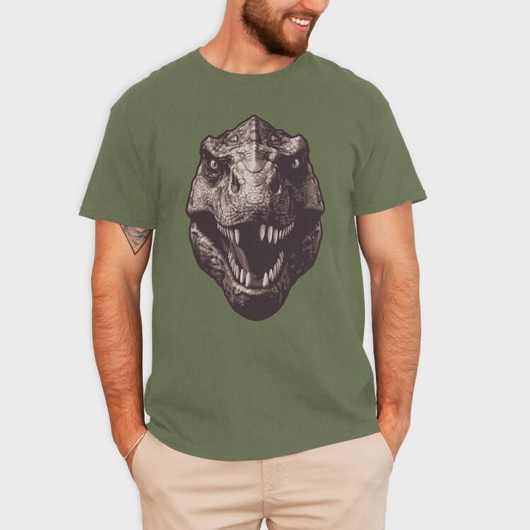 Trex Missing Tooth, Tricou Barbati (Unisex)