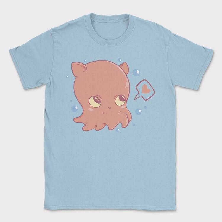 Kawaii Flap Jack Octopus, Tricou Barbati (Unisex)