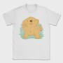 Kawaii Golden Retriever Dog, Tricou Barbati (Unisex)