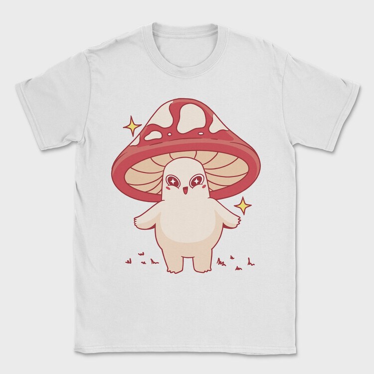 Kawaii Mushroom Character, Tricou Barbati (Unisex)