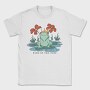 King Of The Pond Cottagecore Frog, Tricou Barbati (Unisex)
