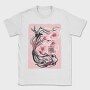 Koi Fish Animal Sakura Flowers, Tricou Barbati (Unisex)