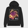 Koi Fish Sea Animal Swimming Betta Minimal, Hanorac Oversize Barbati (Unisex)