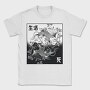 Koi Yin Yang Life Death Hand Drawn, Tricou Barbati (Unisex)