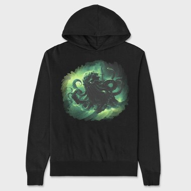 Kraken Monster, Hanorac Oversize Barbati (Unisex)