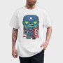 Funko Marvel Zombies captain america, Tricou Barbati (Unisex)