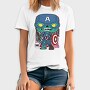 Funko Marvel Zombies captain america, Tricou Barbati (Unisex)