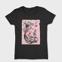 Koi Fish Animal Sakura Flowers, Tricou Femei