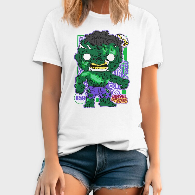 Funko Marvel Zombies hulk, Tricou Barbati (Unisex)